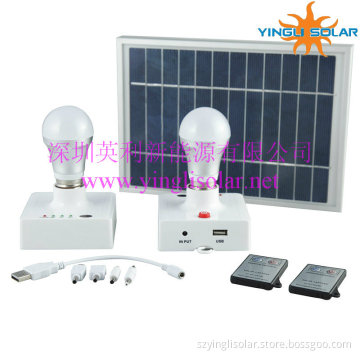 3W Solar Lamp with Remote Control and Mobile Phone Charger